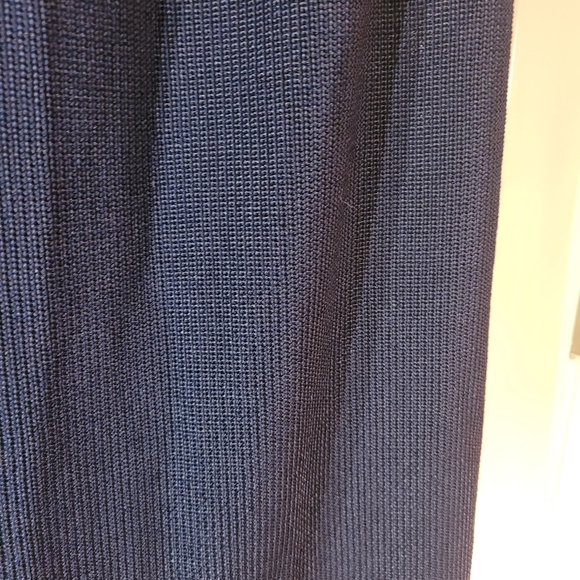 Vintage Size 16 Navy Skirt ILGWU Made In USA - Picture 11 of 15